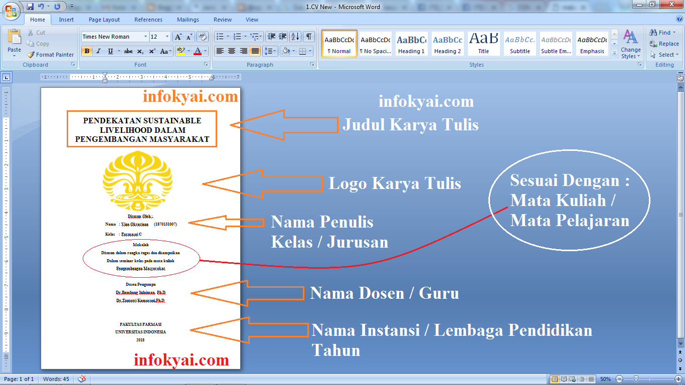 Cara Membuat Laporan Makalah Yang Baik Dan Benardot Imagesee 7734