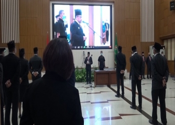 101 Pejabat Administrator Dan Pengawas Pemprov Maluku Dilantik