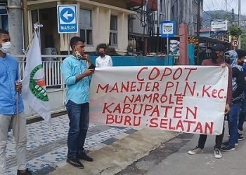 GPPR Maluku Demo Minta Copot Maneger PLN Namrole