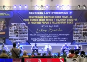 Gubernur Lukas Enembe Luncurkan Tiga Buku Terkait Papua