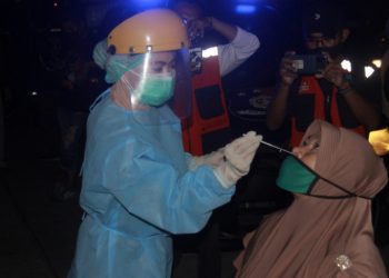 Sebanyak 22 Pelaku Usaha di Ternate Jalani Tes Usap Antigen