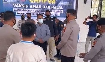 Sinergitas Polda Gandeng GMNI Ambon Gelar Vaksin Presisi on Campus
