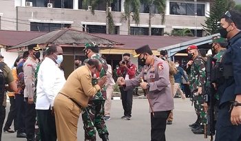 Panglima TNI dan Kapolri Beri Apresiasi Untuk Pemkot Sorong Dalam Penanganan COVID-19
