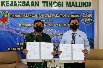 Asistensi Hukum, Kejati Maluku - Lanud Pattimura MoU Bidang Datun