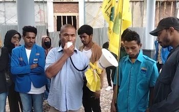 PMII Gelar Aksi Demo Kritik Sistem Birokrasi Maluku Tengah