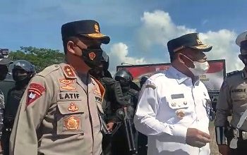 Gubernur Maluku Inspektur Apel Gelar Pasukan Operasi Ketupat Salawaku 2022