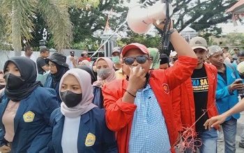 Demo Aliansi BEM Di Masohi Berlangsung Aman