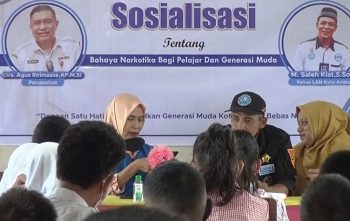 LAN Kota Ambon Gelar Sosialisasi Bahaya Narkoba Bagi Siswa SD 70
