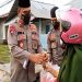 Polres SBB Berbagi Takjil Kepada Warga dan Pengedara