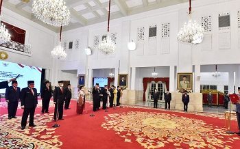 Presiden Jokowi Resmi Lantik Kepala dan Wakil Kepala BPIP Masa Jabatan 2022-2027