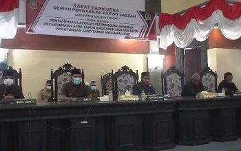 DPRD Maluku Tengah Gelar Paripurna LPJ APBD Maluku Tengah 2021