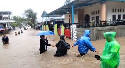 Banjir Kepung Kota Masohi, Ratusan Rumah dan Pasar Terendam