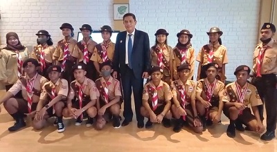 Penjabat Walikota Ambon Lepas Kontingen Pramuka Menuju Jamnas XI 1 Penjabat Walikota Ambon Lepas Kontingen Pramuka Menuju Jamnas XI
