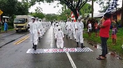 LGJ Tawiri Tampilkan Kostum Unik Ala COVID Hingga Tipar Mayang 1 LGJ Tawiri Tampilkan Kostum Unik ala COVID Hingga Tipar Mayang