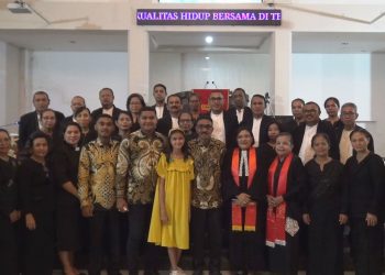 Jemaat Bethania Gelar Ibadah Tutup Kerja dan Pelepasan Pdt Henry Purmiasa