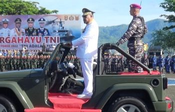 HUT TNI 77 Panglima Tegaskan TNI Jaga Kepercayaan Masyarakat