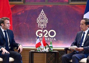 Presiden Jokowi Lakukan Pertemuan Bilateral dengan Presiden Prancis Emmanuel Macron