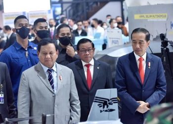 Presiden Jokowi Tinjau Pameran Indo Defence 2022