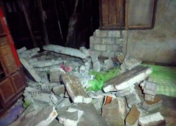 Sebanyak 595 Unit Rusak di KKT dan MBD, Akibat Gempa 7,5 SR