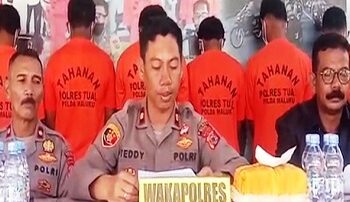 Polres Tual Amankan Tujuh Pelaku Bentrok di Kota Tual