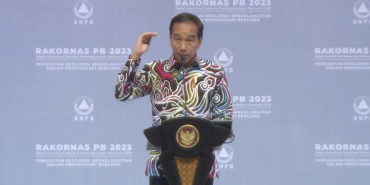 Presiden Jokowi Minta Pemda Masukkan Risiko Bencana Dalam Rencana Pembangunan