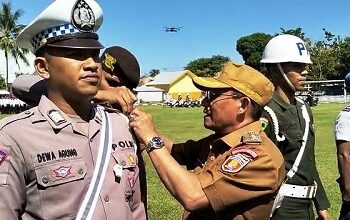 Kapolres dan Pj Bupati Malteng Pimpin Apel "Ketupat Salawaku 2023"