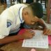 103 Siswa SMP 14 Malteng Ujian Sekolah Berbasis Kertas Pensil