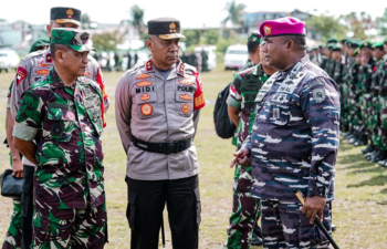 2.100 Personel Gabungan Siap Amankan Kunjungan Wapres Ma'ruf Amin di Maluku Utara