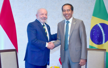 Presiden Jokowi Gelar Pertemuan Bilateral dengan Presiden Brasil