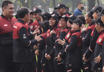Presiden Jokowi Lepas Kontingen Indonesia ke SEA Games 2023 Kamboja