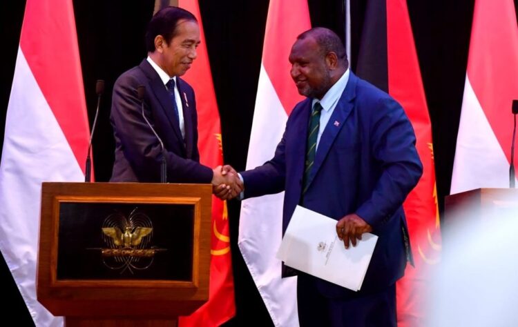 Presiden Jokowi Bersama PM James Marape Bahas Kerja Sama Indonesia Papua Nugini