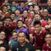 Pelatih timnas Shin Tae-yong, para pemain dan ofisial berfoto bersama seusai laga kedua babak Kualifikasi Piala Asia U-23 Grup K melawan Turkmenistan di Stadion Manahan, Solo, Jawa Tengah, Selasa (12/9/2023) malam.