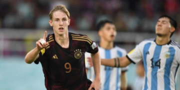 Jerman berhasil menang adu penalti lawan Argentina di semi final U-17
