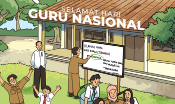 Presiden Jokowi "Selamat Hari Guru Nasional"