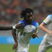 Timnas Inggris U-17 Lolos ke Babak 16 Besar Piala Dunia U-17 2023 8 Ekspresi pesepak bola Timnas Inggris Reiss Denny (tengah) usai mencetak gol ke gawang Iran