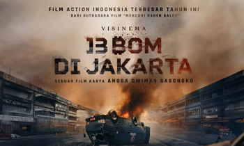 Poster resmi untuk teaser terbaru film "13 Bom di Jakarta".