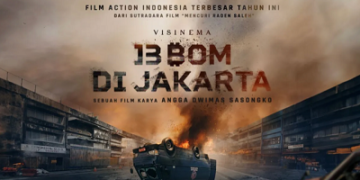 Poster resmi untuk teaser terbaru film "13 Bom di Jakarta".