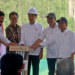 Presiden Joko Widodo didampingi Pj Gubernur Kalimantan Timur Akmal Malik dan Para Menteri saat meresmikan Rumah Sakit Umum Pusat di Ibu Kota Nusantara, Penajam Paser Utara, Kalimantan Timur