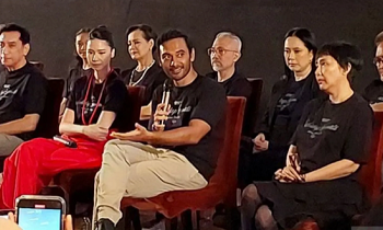 Ario Bayu dalam konferensi pers "Sehidup Semati" di Jakarta
