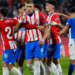 Pemain Girona Artem Dovbyk dan rekan-rekannya