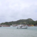 Kapal wisata yang tidak berlayar karena cuaca buruk berlabuh di perairan Labuan Bajo