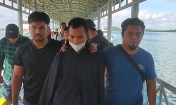 Polda Kepri menangkap pelaku penampungan PMI ilegal, di Batam