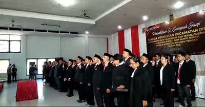 KPU Malteng Lantik 90 Anggota PPK 18 Kecamatan 1 PPK