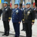 Deretan perwira TNI dan Polri saat menerima penghargaan dari PBB di Geneva, Swiss