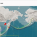 Peta pusat gempa bumi di Kamchatka, Rusia yang berkekuatan 7,0 magnitudo dan telah dimutakhirkan menjadi Mw7,1, Minggu (18/8/2024)