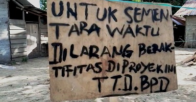 Tidak Terima Istri Kades Jadi Bendahara Warga Tounusa Palang Proyek Pamsimas 1 Image2 6