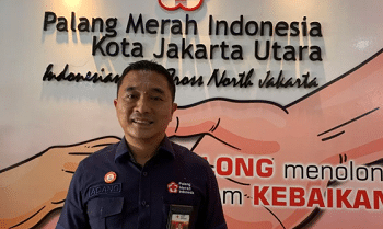 Kepala Markas PMI Jakarta Utara Nurhasanudin