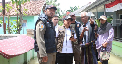 Tujuh Kecamatan di Bekasi Dilanda Banjir, Luapan Sungai dan Rob 1 Permukiman warga di Kecamatan Sukatani, Kabupaten Bekasi, Jawa Barat