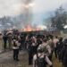 penampakan rumah warga dibakar massa saat ricuh pilkada di puncak jaya papua tengah dokumen istimewa 169