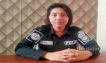 Semarak HUT Bhayangkara ke-79 Polres Aru Gelar Pesta Rakyat Hadirkan Artis Maluku,Kasi Humas Polres Kepulauan Aru, IPDA Pricillia C. Alfons. DMS/Dedy